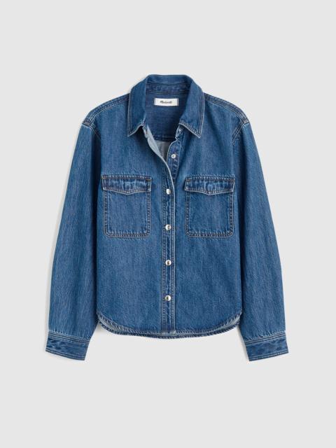 Airy Denim Shirt-Jacket