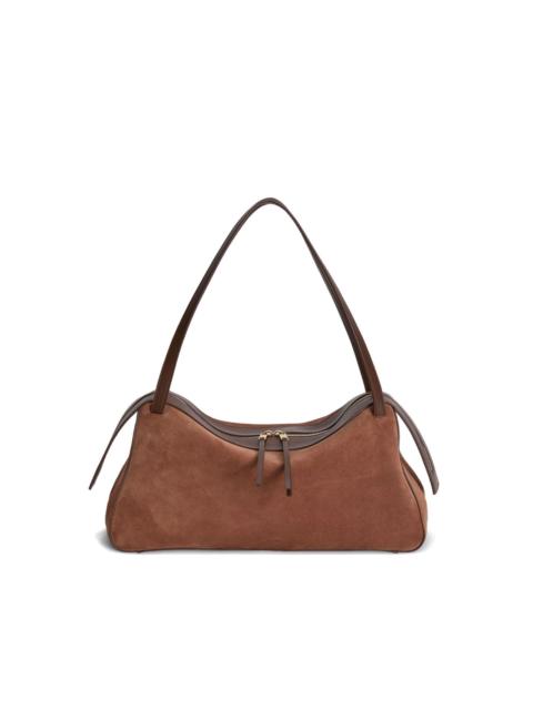 Dune embossed trim shoulder bag