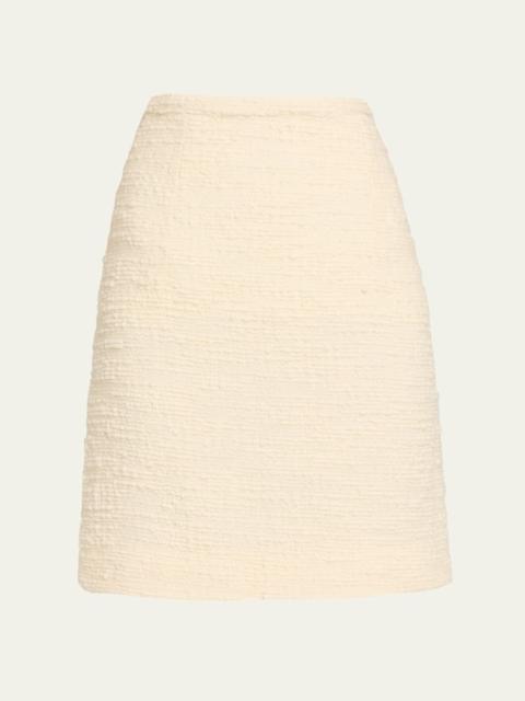 Tavi Boucle Mini A-Line Skirt