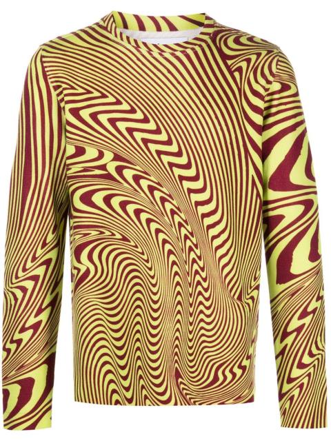 Matterhorn jacquard crewneck jumper