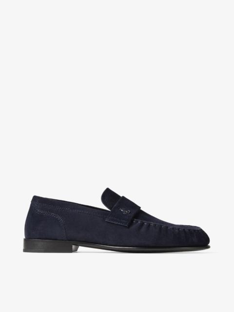 Ellis Loafer F Marine Suede Loafers