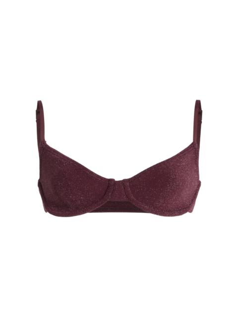 Gracie Balconette Bikini Top purple