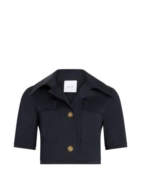 short-sleeves cropped jacket