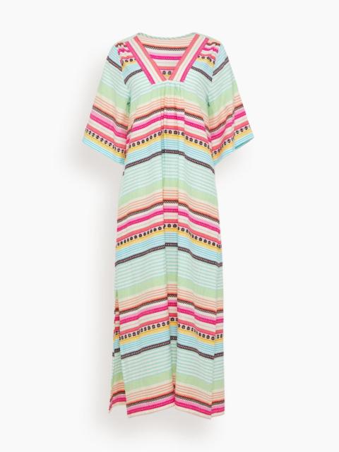 Edna V-Neck Dress in Beali Festival