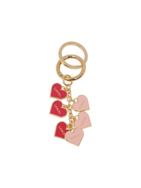 hearts charm keyring