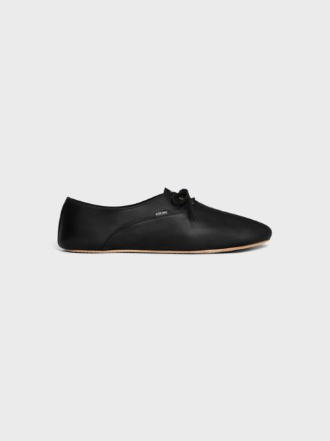 BALLET - LACE-UP SHOE IN LAMBSKIN
