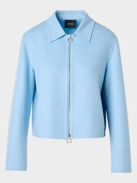 Harmony Cashmere Short Zip Jacket