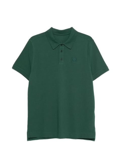 tonal disc polo shirt