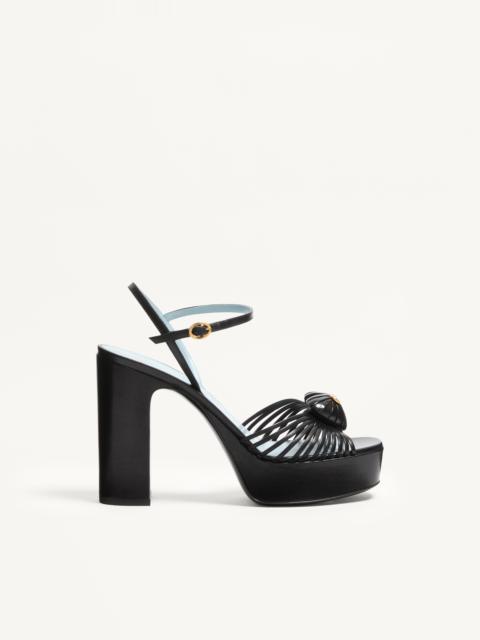 SANDAL ROYAL PLATFORM SANDAL IN KIDSKIN 115MM