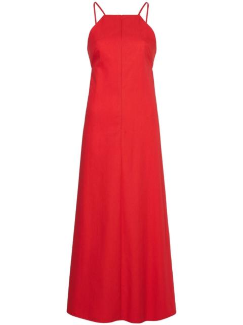 cut-out detailing sleeveless dress