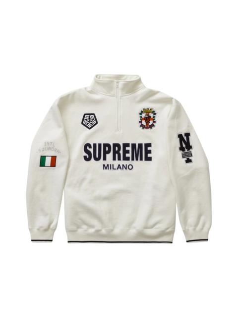 Supreme Milano Half Zip Pullover White
