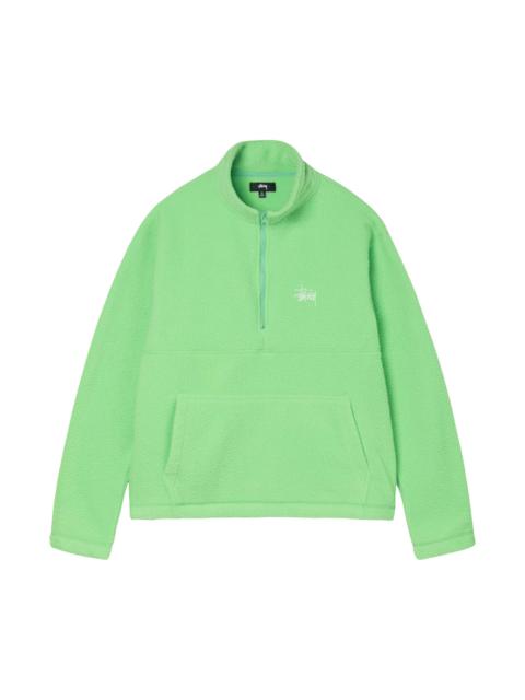Stussy Half Zip Mock Neck 'Melon'