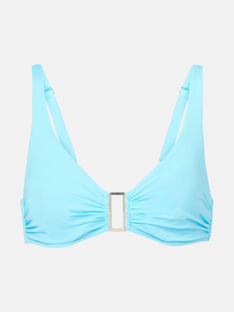 Bel Air embellished bikini top