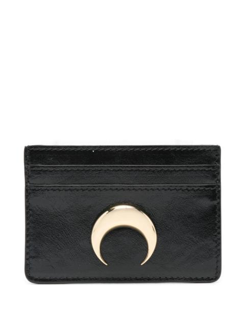 Marine Serre Smoth Leather Moon Charm Cardholder
