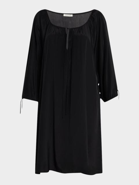 Lauren Viscose-Silk Shift Dress