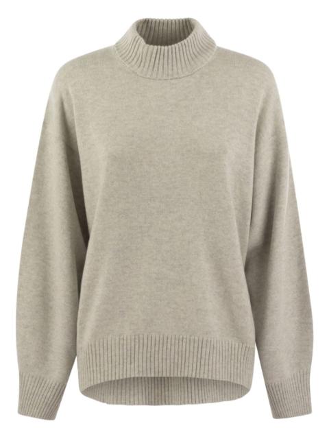 monile chimney-neck sweater