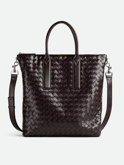 Intrecciato Zipped North-South Tote