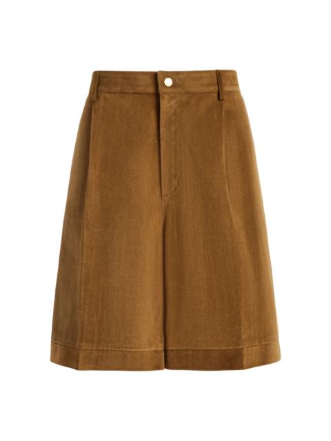Danny Suede Shorts brown