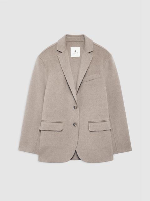 Quinn Blazer - Oatmeal Melange Cashmere Blend