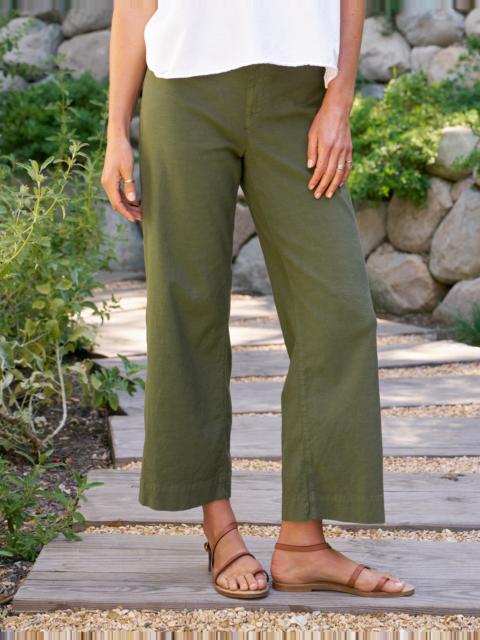 Wide-Leg Linen Pant