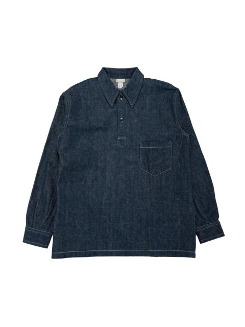 Lot. 3063 1930's WPA One Pocket Pullover Shirt Indigo Denim