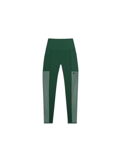 adidas Ivy Park Mesh 3-Stripes Tights Dark Green