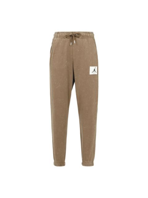 Air Jordan Solid Color Drawstring Pants Men's Khaki DR3090-385