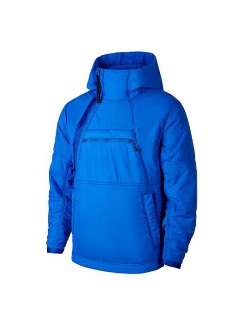 Men's Nike Sports Hooded Padded Jacket Royal Blue BV4790-480