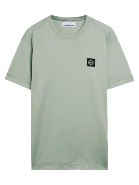 Stone Island Logo-appliquéd Cotton T-shirt