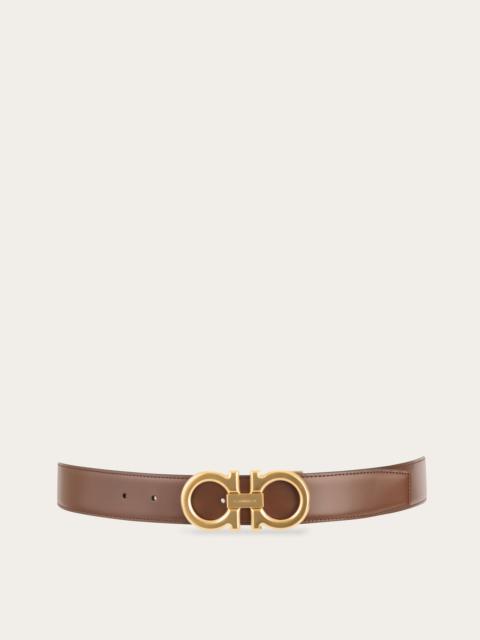 Reversible and adjustable Gancini belt