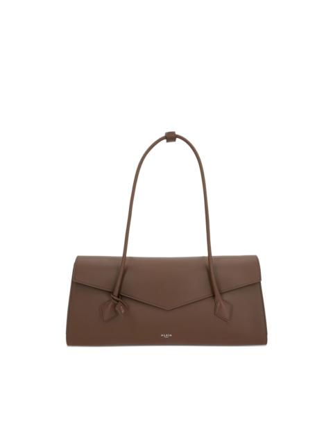 Le Teckel flap-detail leather shoulder bag