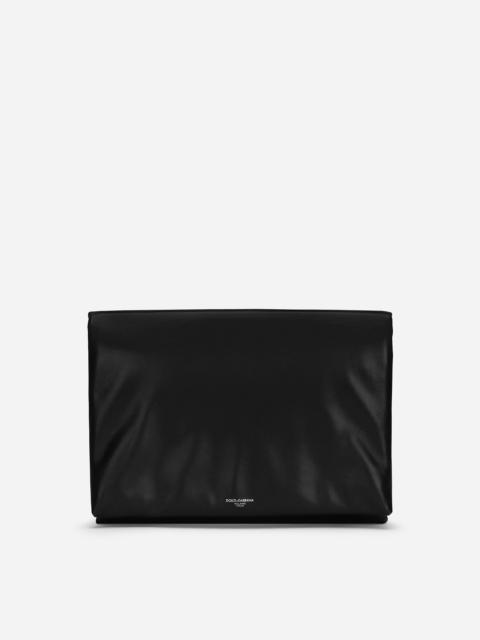 Nappa leather crossbody bag