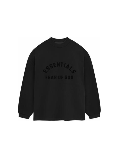 Fear of God Essentials Heavy Jersey Longsleeve Tee Jet Black