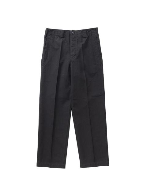 WIDE CHINO PANTS BLACK