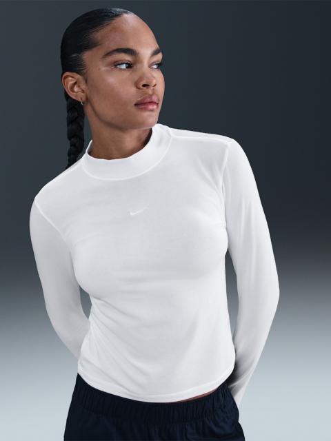 Nike Sportswear Chill Knit Women's Slim Long-Sleeve Mock-Neck T-Shirt