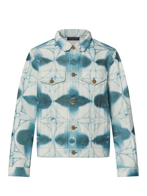 Monogram Shibori Printed Denim Jacket