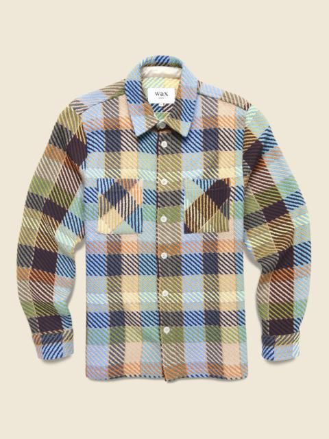Whiting Overshirt - Pike Check Khaki Multi