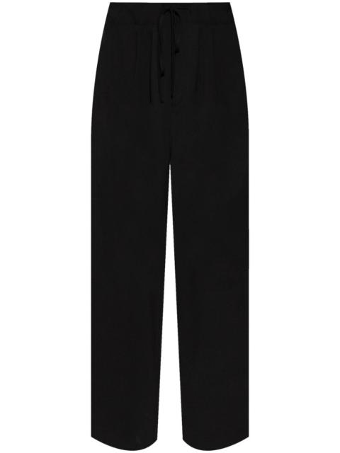 pleat-detail trousers