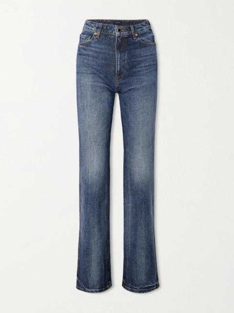 Danielle Stretch High-waist Straight-leg Jeans