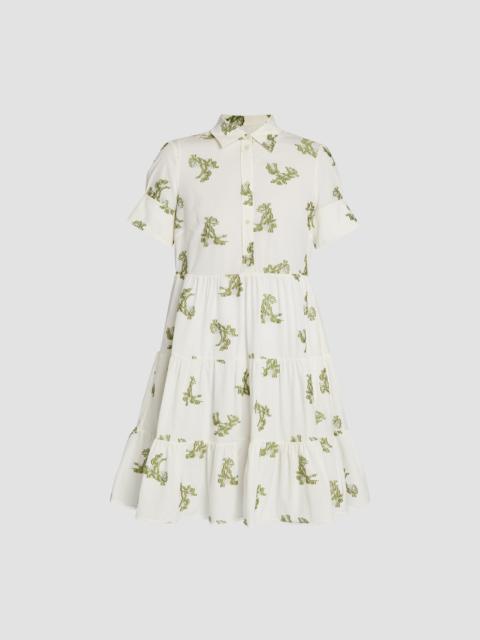 SHORT SLEEVE MINI SHIRT DRESS