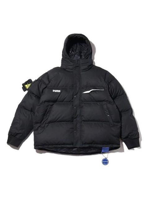 PUMA x Ader Error Down Puffer Coat 'Black White' 595534-01