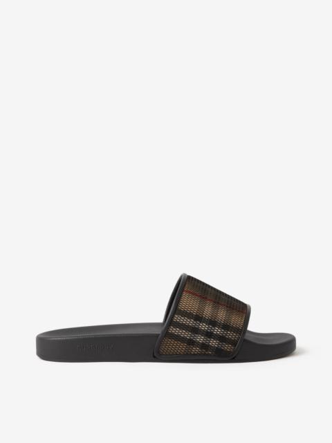 Check Cotton and Mesh Slides