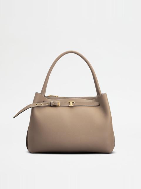 HANDBAG IN LEATHER SMALL - BROWN