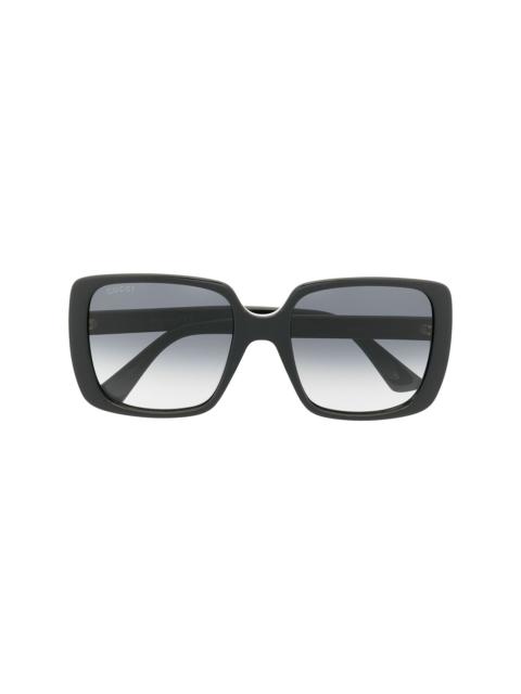 square-frame sunglasses