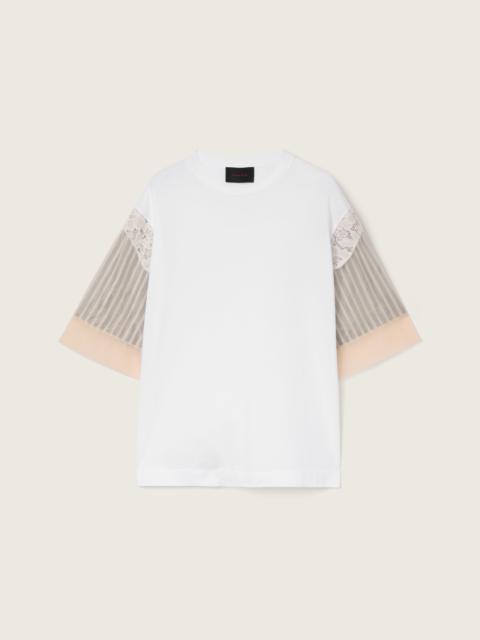 Trapped Lace Patchwork T-Shirt