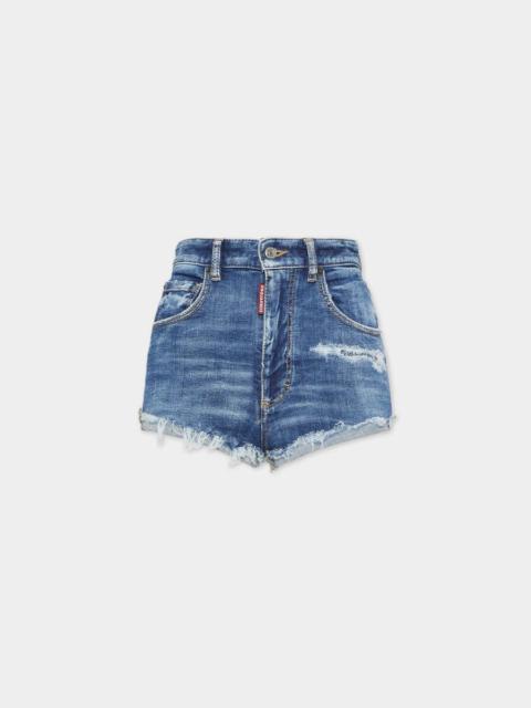 MEDIUM PERFECTO WASH HIGH WAIST HOT PANT