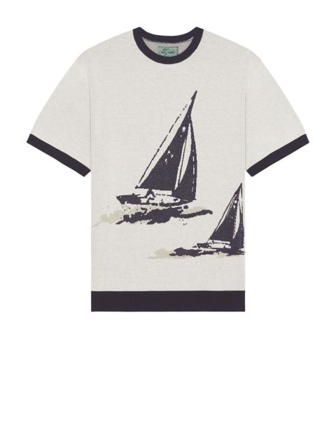Knit Tee Box Jacquard