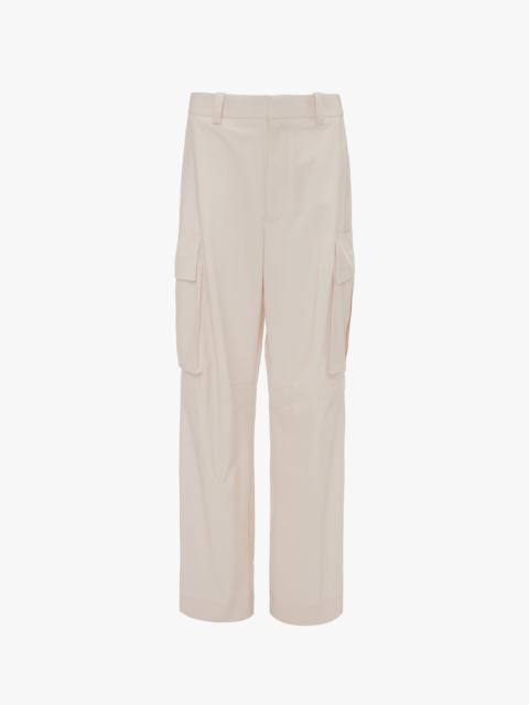 Relaxed Cargo Trouser In Bone