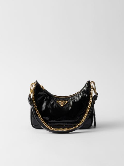 Prada Re-Edition naplak patent leather mini-bag