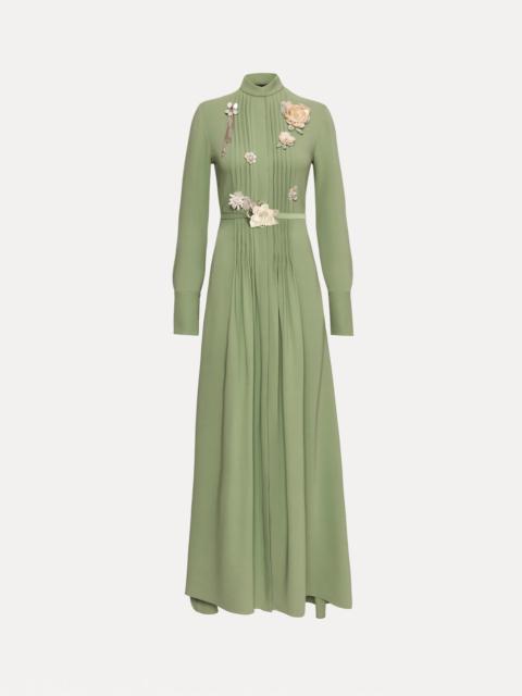 BROOCH EMBROIDERED LONG SLEEVE CAFTAN